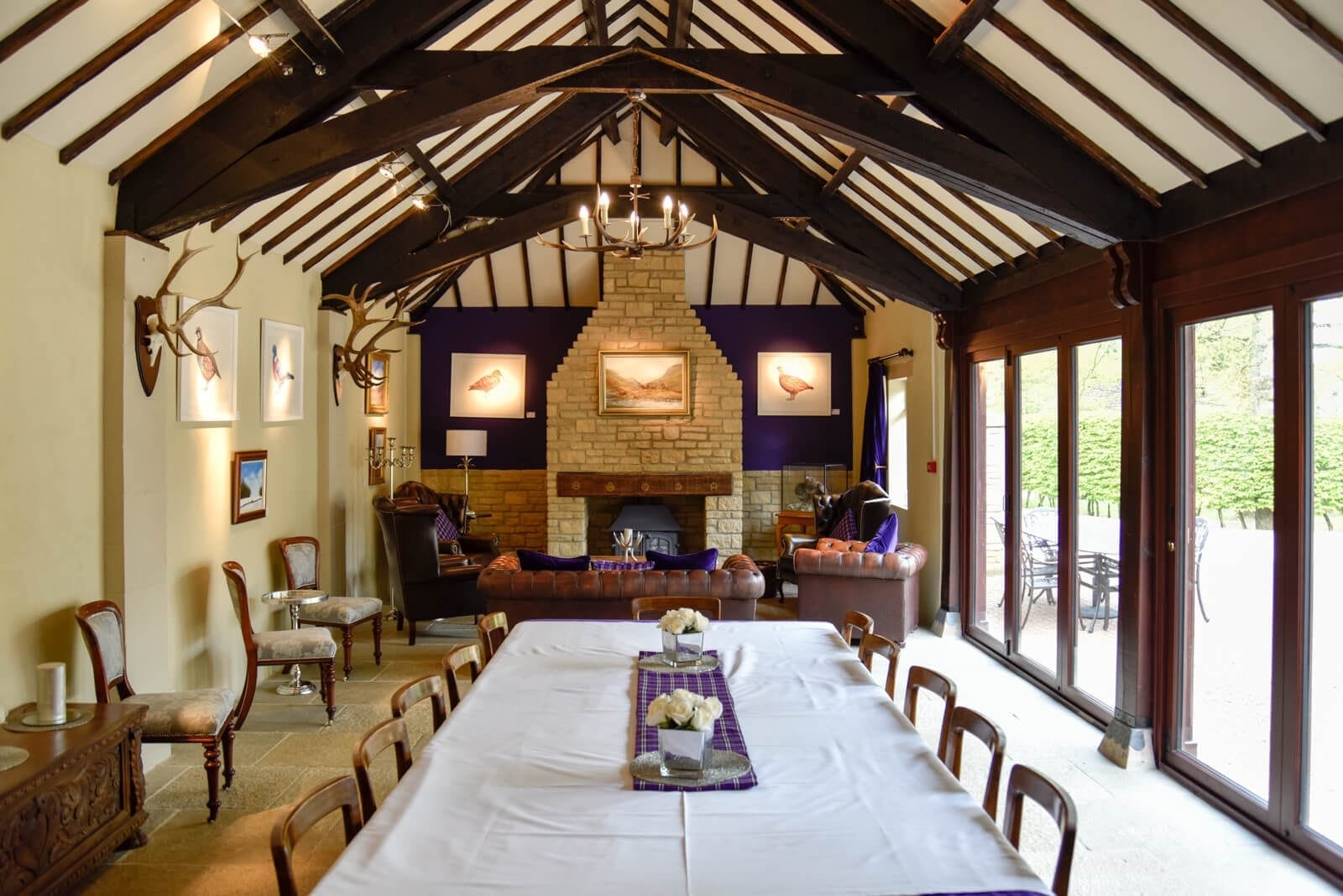 The meeting room at Lady's Wood Shooting School