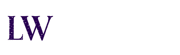 Lady's Wood Shooting School logo white