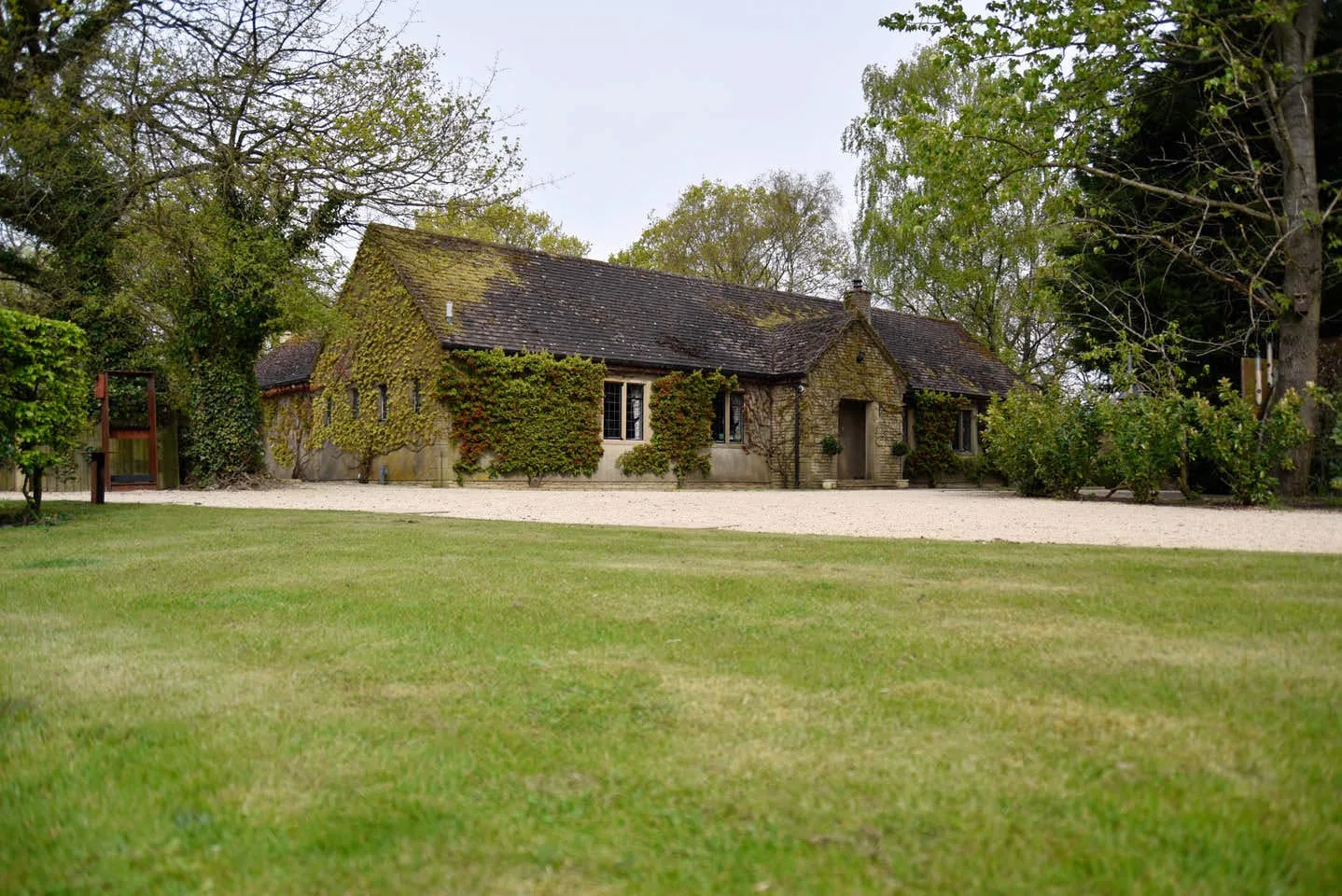 The house and grounds of Lady's Wood Shooting School