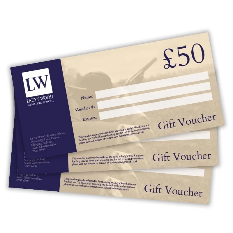 £50 clay shooting voucher redeemable at Lady's Wood Shooting School Bristol
