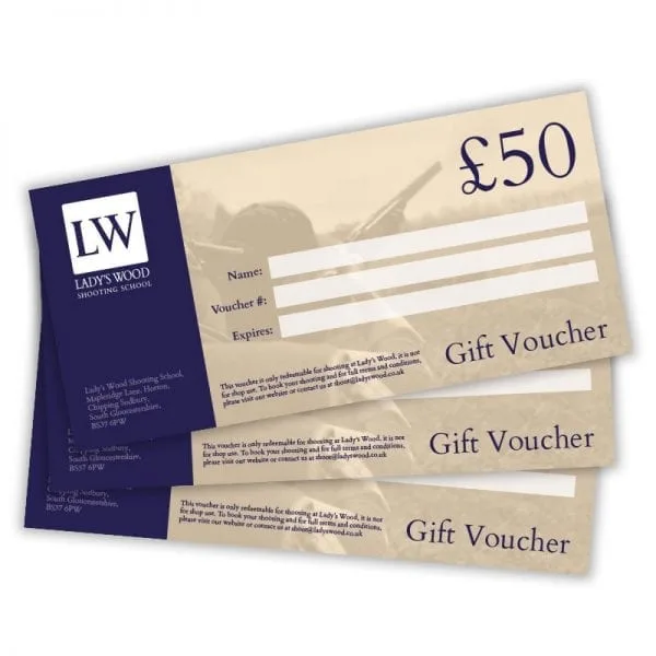£50 clay shooting voucher redeemable at Lady's Wood Shooting School Bristol