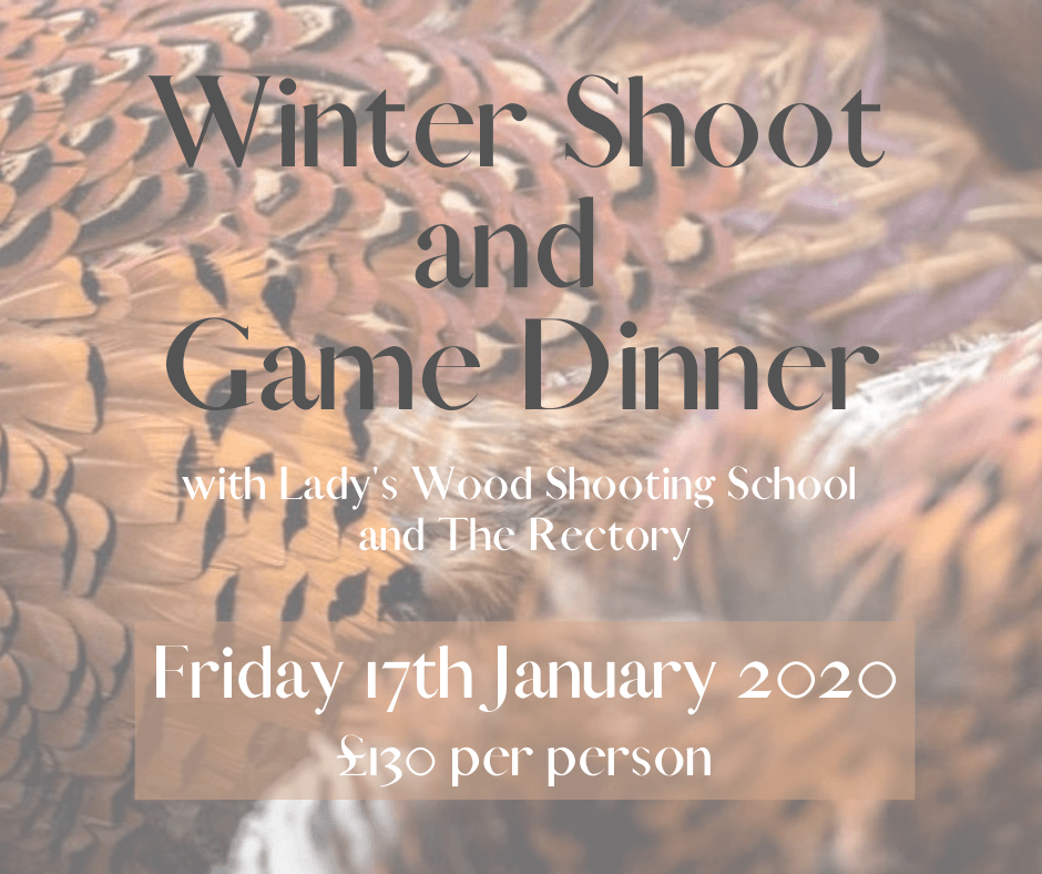 Winter Shoot and Game Dinner Poster