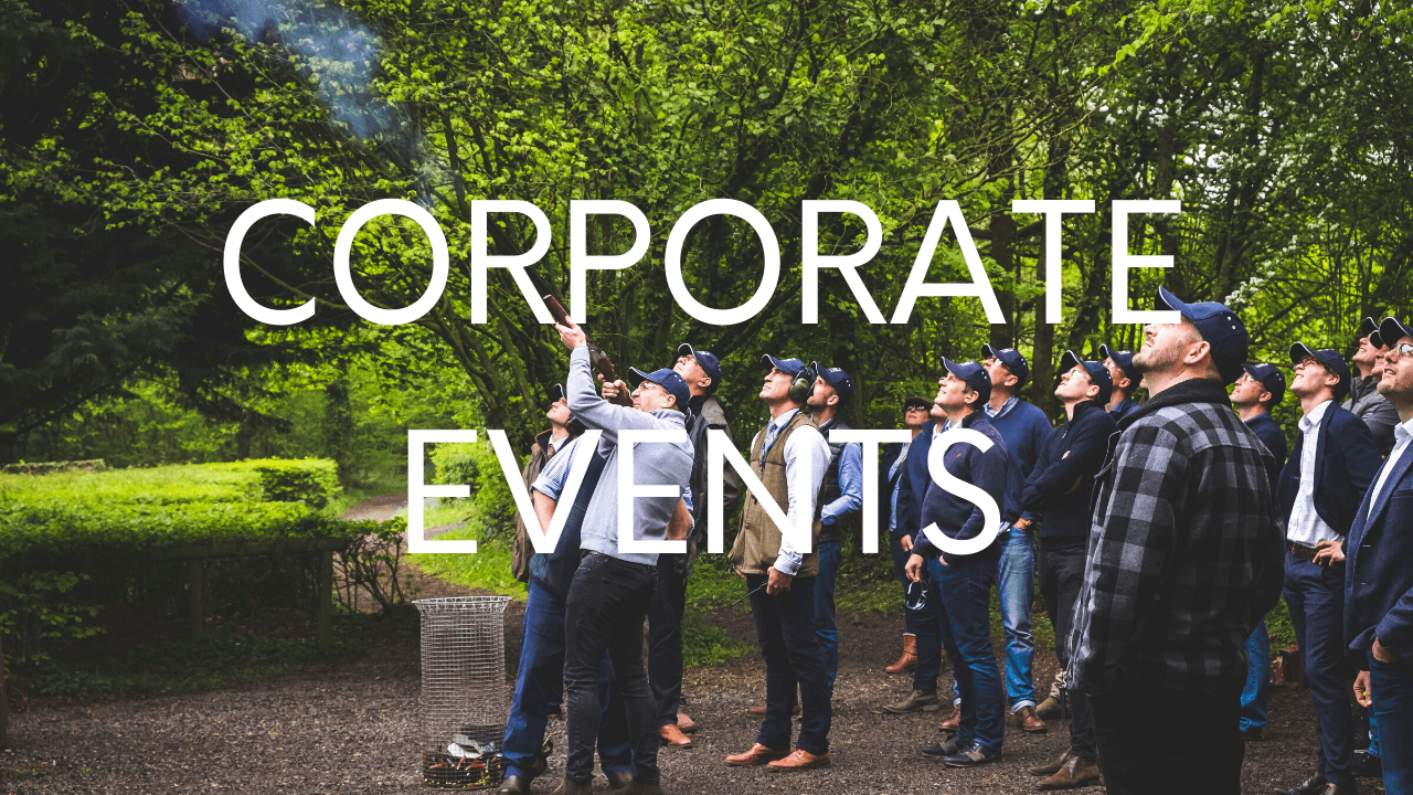 Clay pigeon shooting corporate events