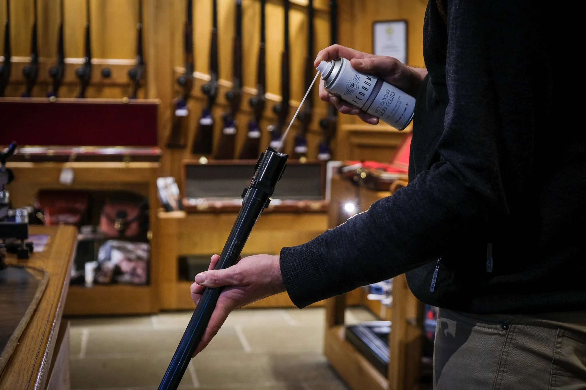 How to clean your shotgun - Pro Ferrum being used to clean the shotgun barrels