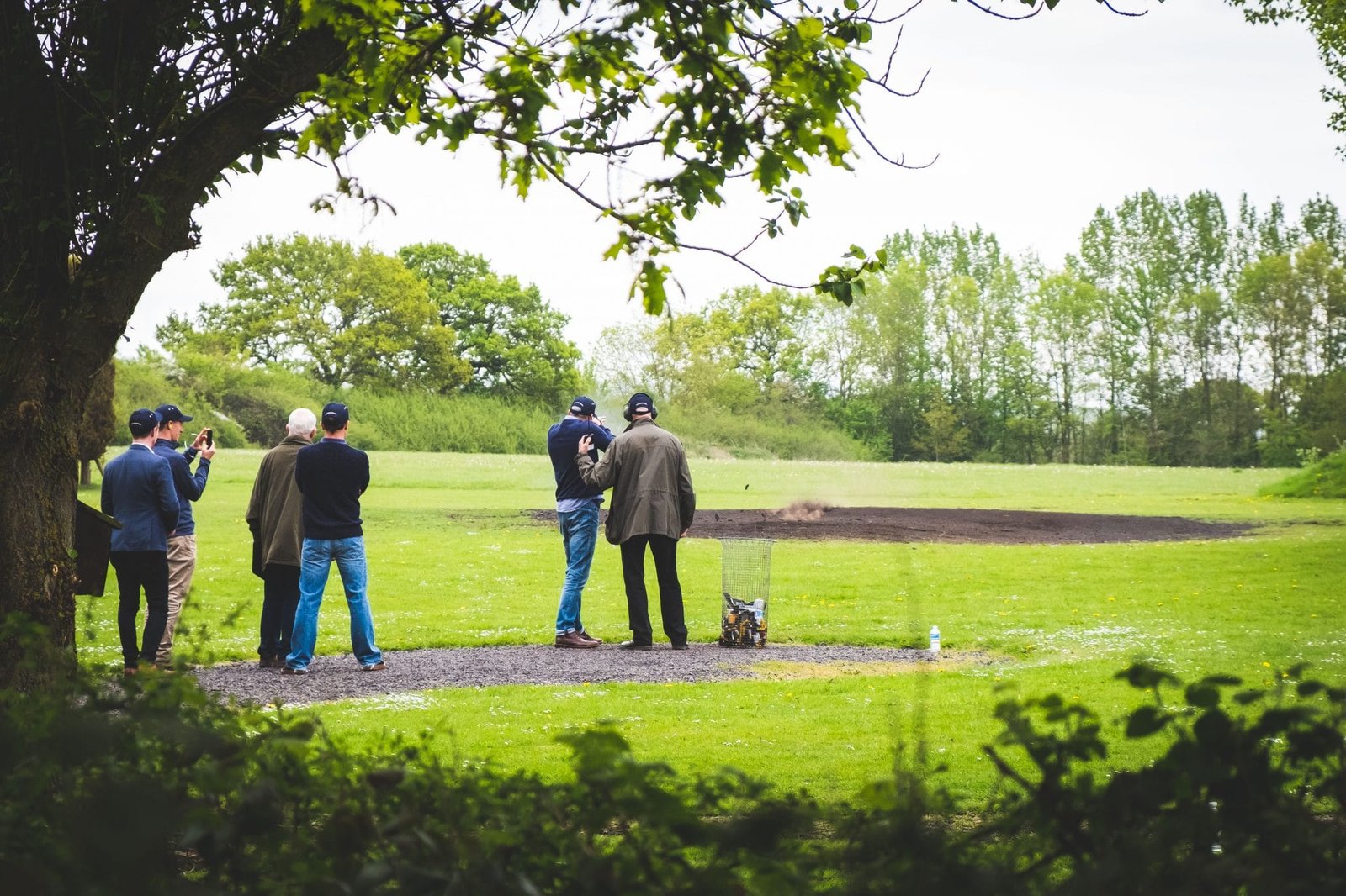 Corporate shooting and client hospitality at Lady's Wood Shooting School