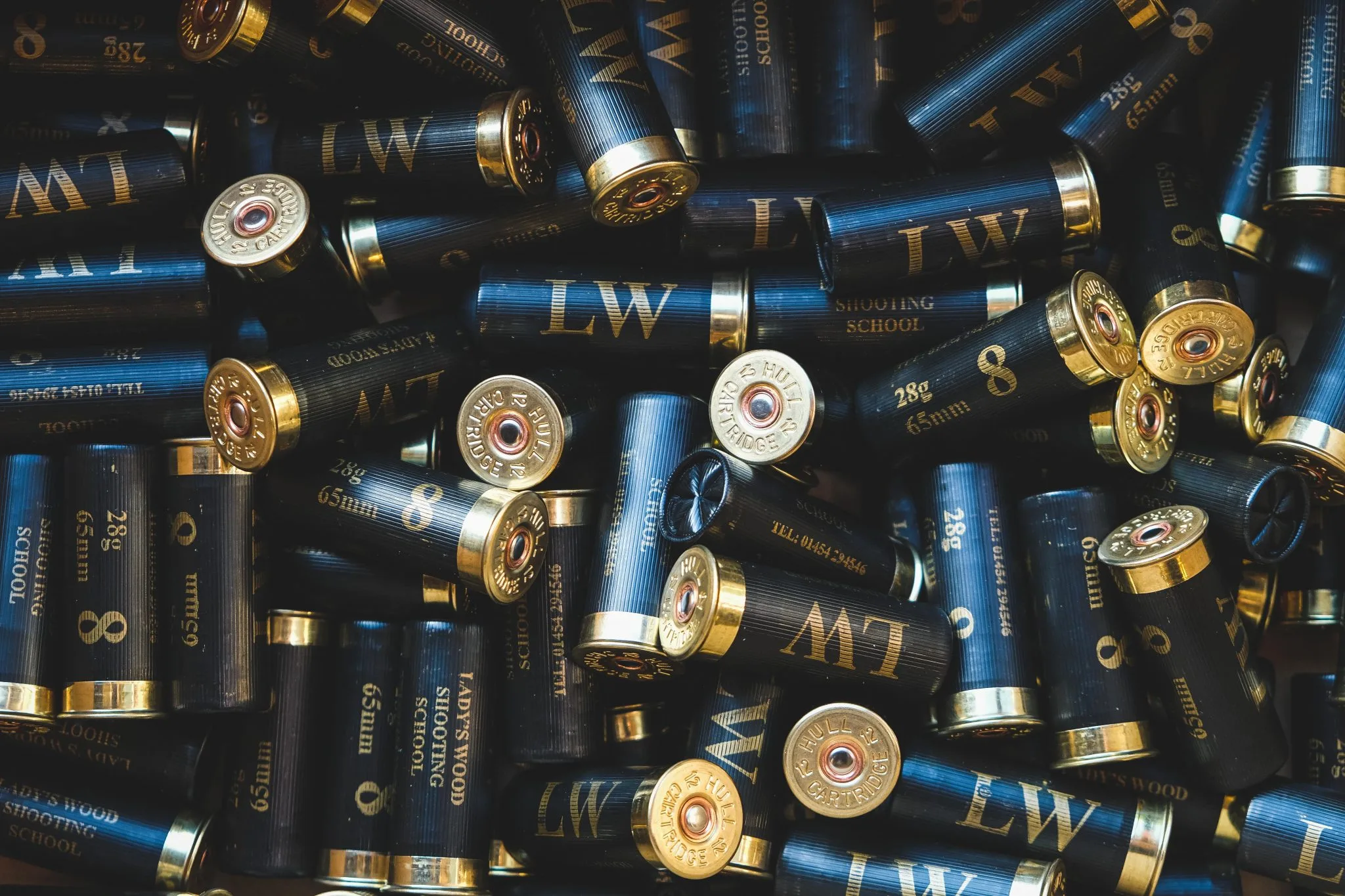 Plastic and fibre wad cartridges