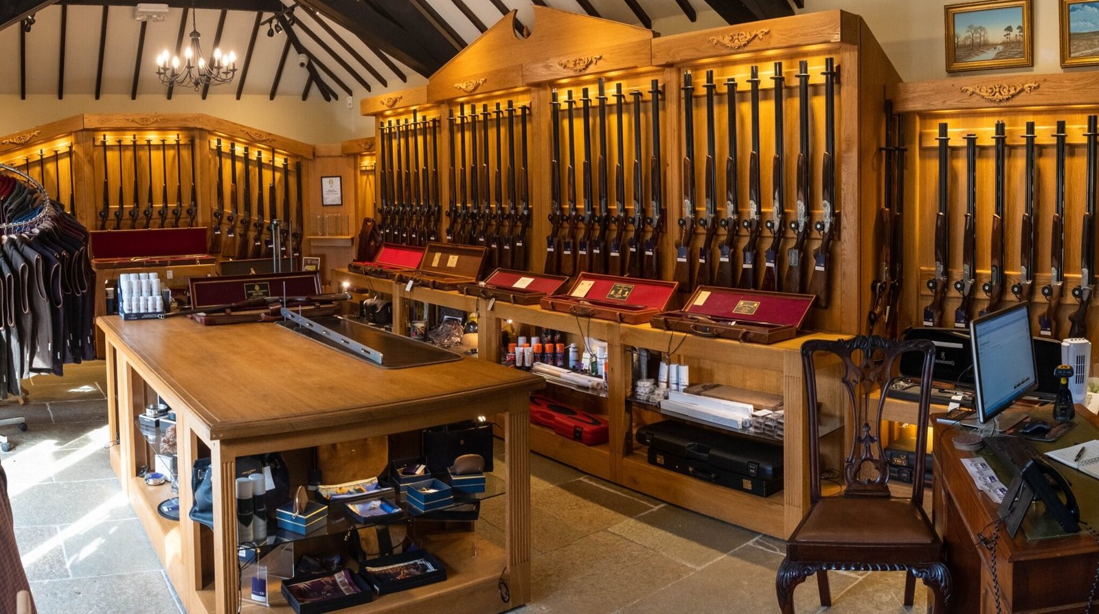 Sportarm at Lady's Wood gun room