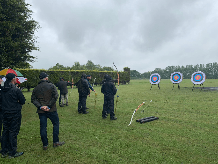 Archery is just one of the activities offered as part of a multi-activity day at Lady's Wood Shooting School